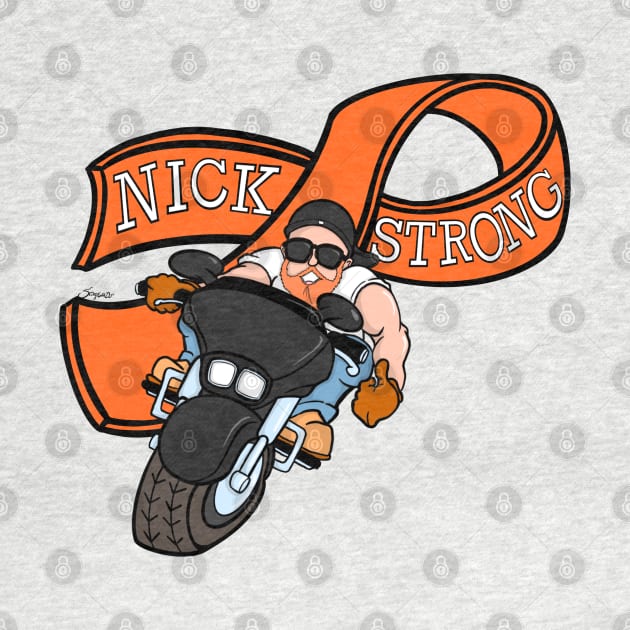 NICK STRONG Support Ribbon by ScottyGaaDo